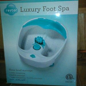 It's a foot spa